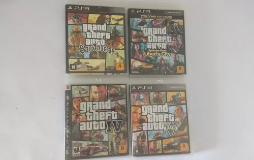 Jogos para PS3 - Coleção GTA - Grand Theft Auto - Original