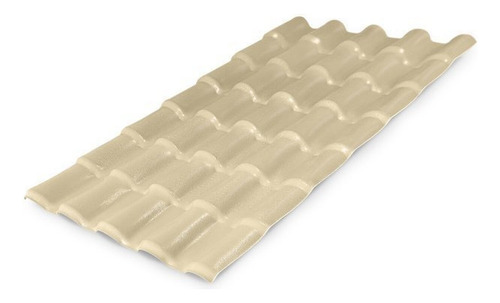 Kit Com 10 Telhas Pvc Colonial 88x262cm Lux Telhas