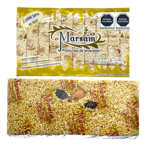20 Barras Alegrias 55.5 G C/u Almendra Miel Abeja Piloncillo