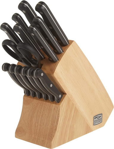 Chicago Cutlery Essentials Juego De Cuchillos Fine Negro
