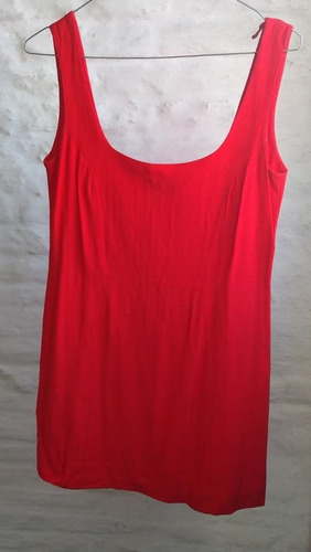 Vestido Rojo De Diseño, Impecable. Talle S/m