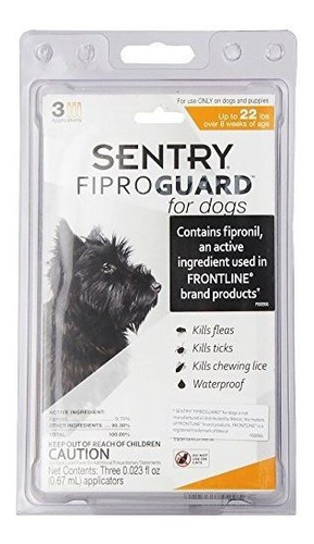 Tópico Anti Pulgas Y Garrapatas Para Perros Sentry Fiproguar