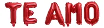 Comprar Balão Metalizado Frase Te Amo - Decoração Romântica 5 Letras