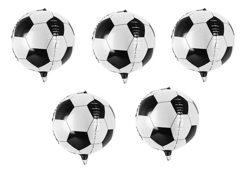 5 Globos Orbz Balon Futbol #22 Grande De Esfera 4d Balones