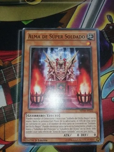 Alma De Súper Soldado Yu-gi-oh! Original Konami (Usado)