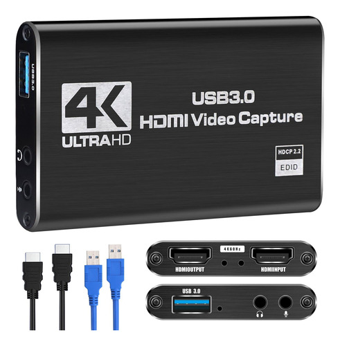 Tarjeta De Captura, Tarjeta De Captura De Video 4k 1080p 60f