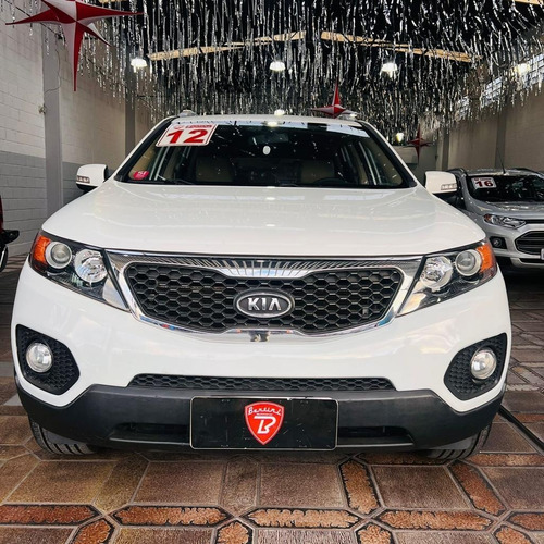 Imagem 2 de 12 de Kia Sorento 2.4 Completo 2012 Branca 4x2 Único Dono