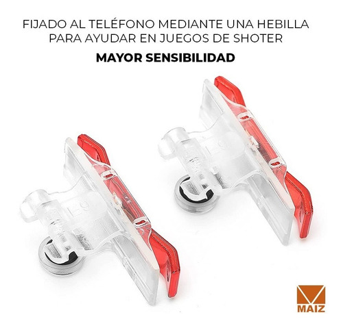 Gamepad Gatillos Duo Botones L1 R1 Ajustable Gamer Celular