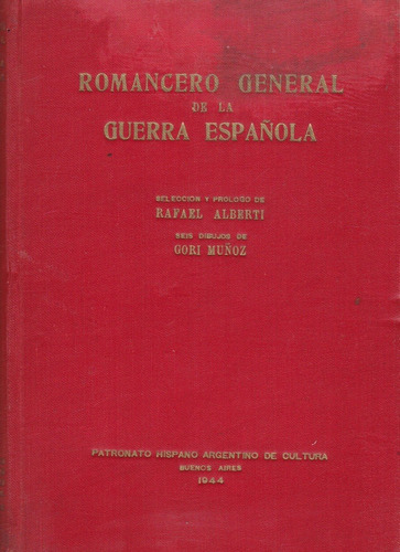 Romancero General De La Guerra Española- Alberti Rafael