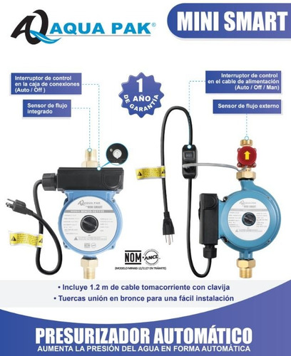 Bomba Presurizadora Aqua Pack Hidroherramientas 2 Puntos
