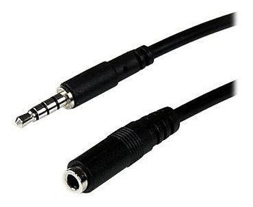 Imagen 2 de 2 de Cable Extension Audifonos Y Diadema 3.5 Trrs 4 Polos Muhsmf2