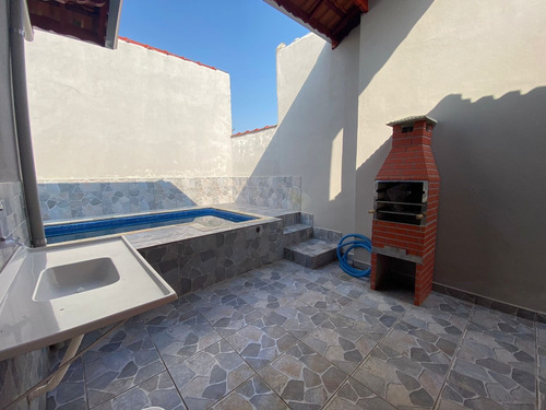 Imagem 5 de 15 de Casa Nova Com Piscina Balneário Flórida Mirim!!! - Ca00855 - 70275939