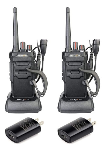 Walkie Talkie Retevis Rt48 Impermeable, Radio De 2 Vías De L