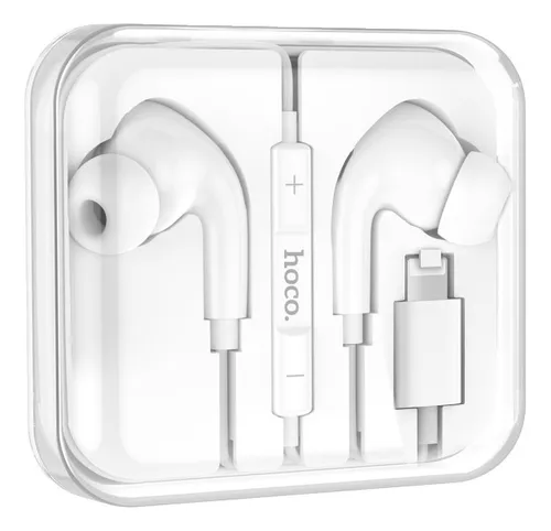 Audífonos In Ear Hoco M111 Pro Lightning Blanco