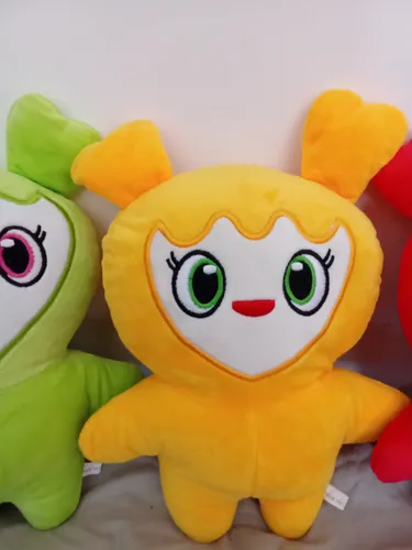 Peluche Lovely De Twice 24 Cm - Kit Genérico Azul, Amarillo,rojo Y Verde