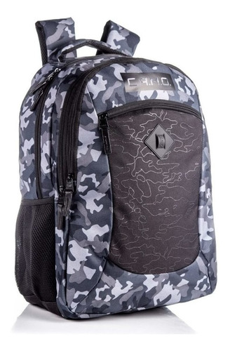 Mochila Escolar Camuflada Swat 18,5  Grande