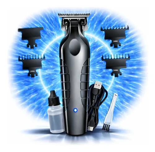 Máquina De Cortar Cabelo Barba E Acabamento Profissional