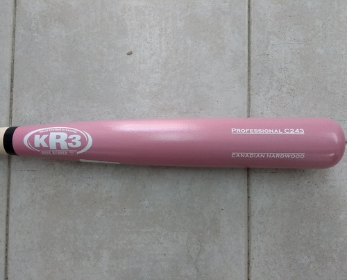 Bat Kr3 C243 35 Botellon Rosa Madera Maple Pro Beisbol Rn