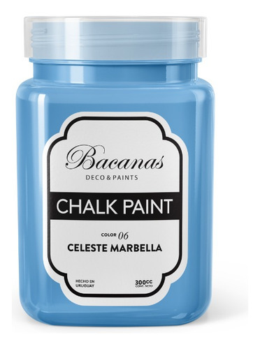 Chalk Paint - Celeste Marbella 300cc - Bacanas