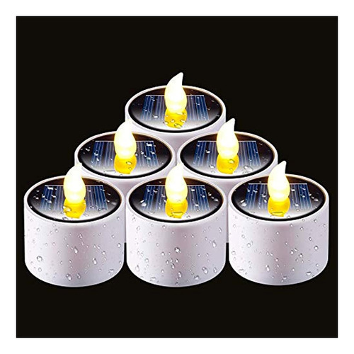 Velas Solares Homemory Impermeables Al Aire Libre, Iluminaci