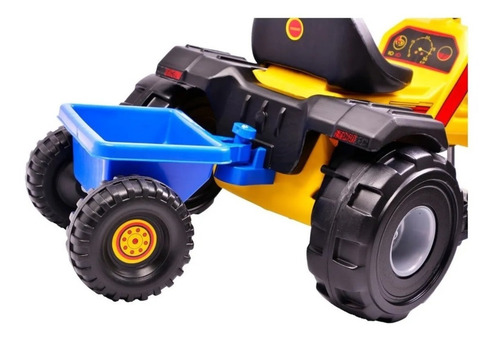 Imagen 4 de 5 de Tractor Rodacross A Bateria Con Trailer 6v B1