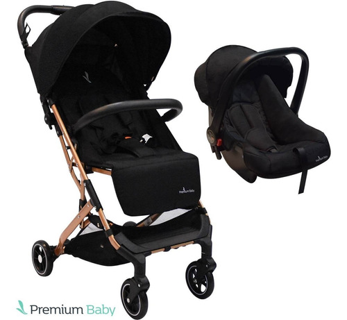 Cochecito Plegado Compacto Bebé Travel System Con Huevito