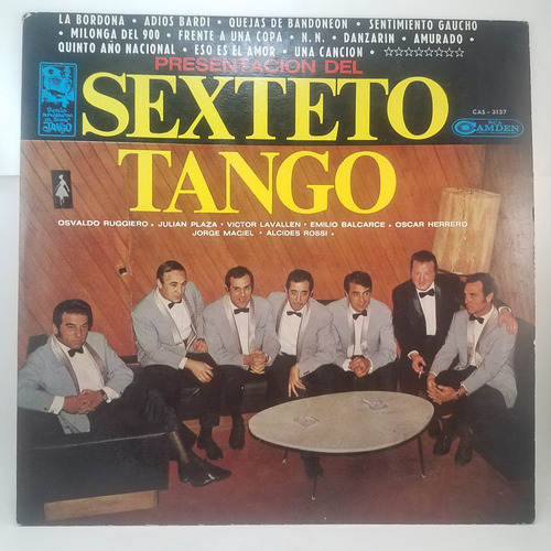 Sexteto Tango Presentacion Vinilo Emilio Balcarce Mb - Tango