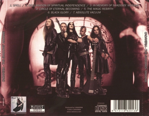 Cd The Shadows' Madame (cadaveria) Estándar