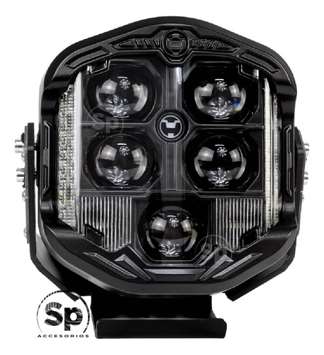 Par De Luces Led Dually Spot Blanco Jeep Wrangler Tj 2005+
