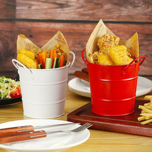 Cubo De Almacenamiento De Pollo Frito, Cubo Para Comida, 3 U