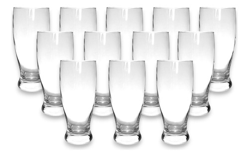 Kit 12 Copo Chopp Transparente 350ml Taça Tulipa Bar Cerveja