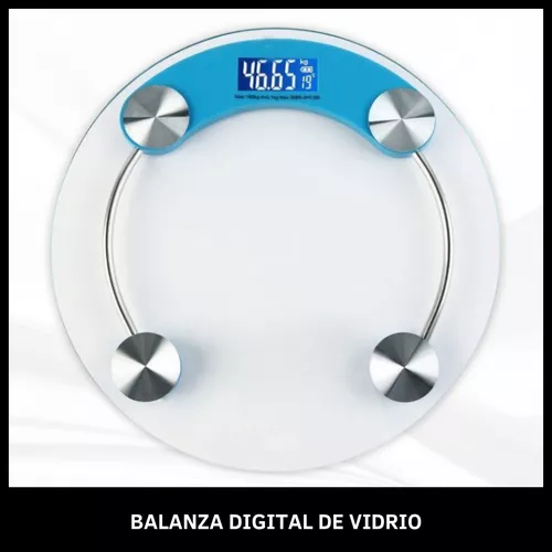 Balanza Digital Baño Personal 180 Kg Vidrio Templado Color