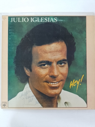 Vinilo Julio Iglesias, Hey (autografiado Para Fans) Brasil 