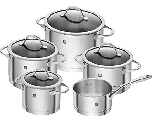 Zwilling Batería De Cocina Essence, Plata, 5 Piezas