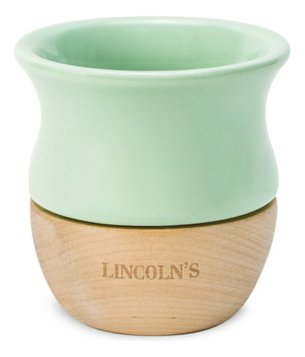 Mate Lincoln´s De Madera Y Cerámica 