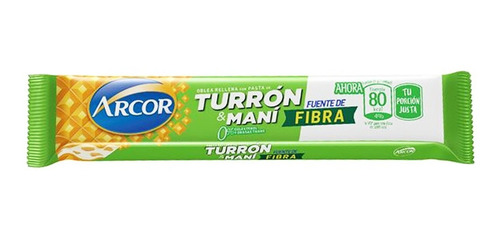 Turron Arcor Fibra - Promo X 50un - Barata La Golosineria 
