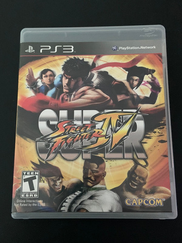 Jogo Ps3 Super Street Fighter Iv Luta + Encarte Colecionador