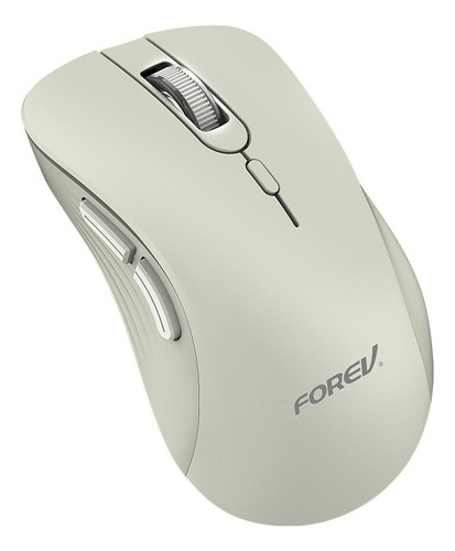 Mouse Inalámbrico Con Botón Lateral Beige Forev Fv-g200
