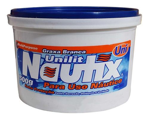 Graxa Branca Nautica Unilit Nautix 500g Ingrax