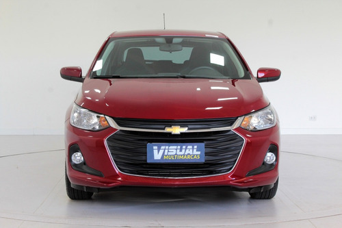 Imagem 6 de 14 de Chevrolet Onix 1.0 Turbo Lt Flex Manual 6m - 2020 - Vermelh