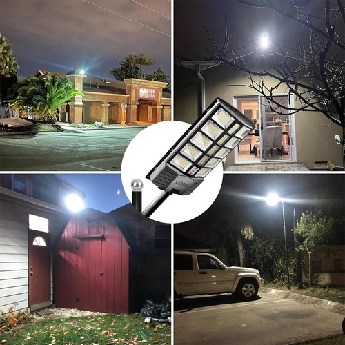 Lámpara Led Solar Exterior Suburbana Alumbrado Públic 4500w