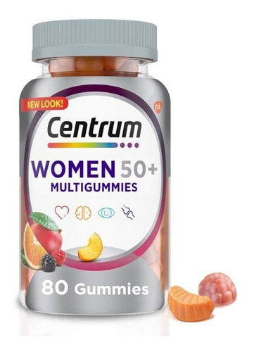 Centrum Silver Multigummies Mujer 50+. 80 Gomitas.