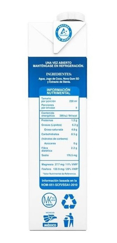 Leche De Coco Calahua 1 Litro