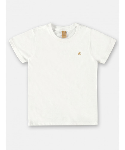 Camiseta Básica Infantil Menino Up Baby Branca