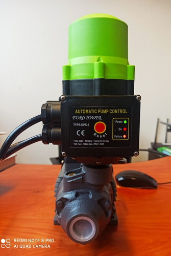 Bomba 0,5 Hp Pearl & Press Control Dps-3 Europower Combo .