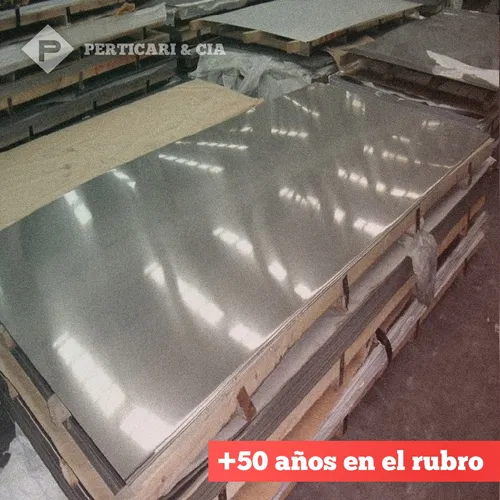 Chapa Lisa De Hierro N22 (0,71 Mm) De 1x2 Mts Perticari