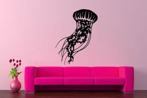 Vinilo Decorativo Mar Medusa   