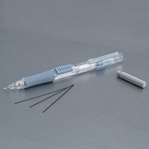 Lápis Mecânico Pentel Quick Click (0,5 Mm), Cano Cinza, Cai