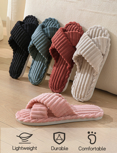 Zapatillas De Estar Por Casa Mujer Suave Y Cómodo Invierno