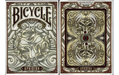 Naipes De Poker Ophidian Bicycle -  De Póquer, Tamaño De Npk